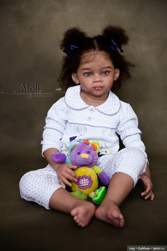 Представляю Вашему вниманию куклу Reborn Toddler , смешанной расы, зовут малышку Meili