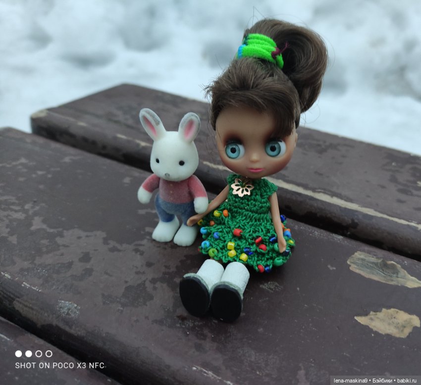 Глаша и Маша в лесу — Petite Blythe и LPS (Hasbro): Мини Блайз (фото 2)
