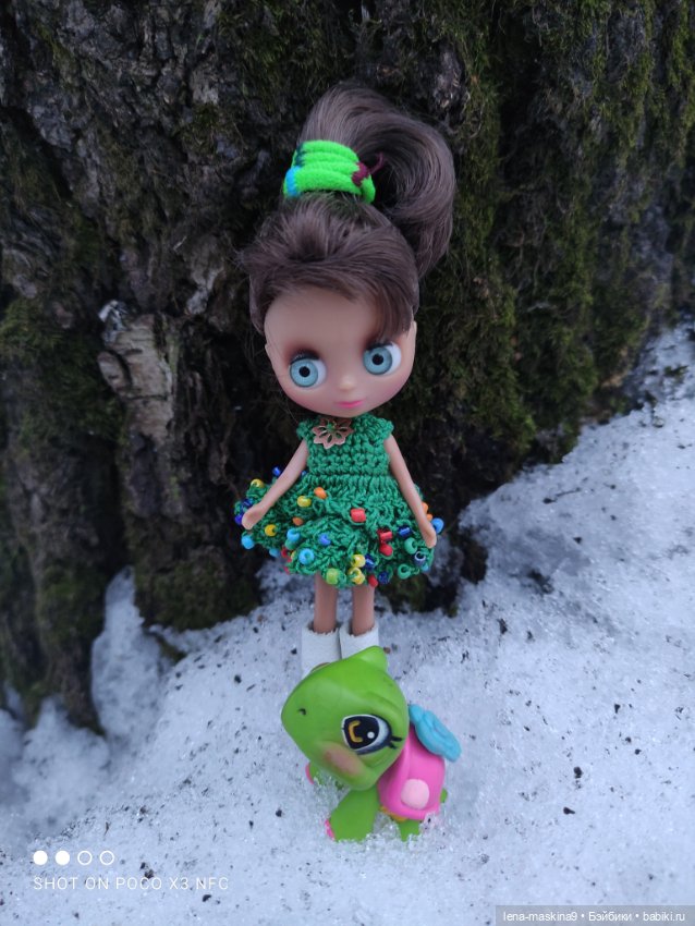 Глаша и Маша в лесу — Petite Blythe и LPS (Hasbro): Мини Блайз