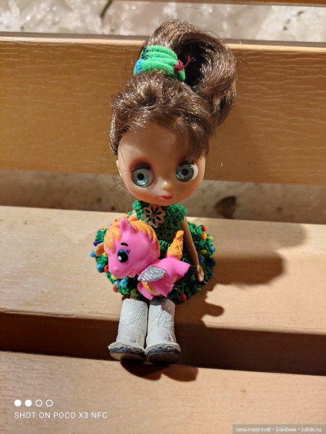 Глаша и Маша в лесу — Petite Blythe и LPS (Hasbro): Мини Блайз