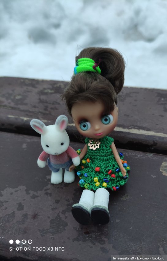 Глаша и Маша в лесу — Petite Blythe и LPS (Hasbro): Мини Блайз