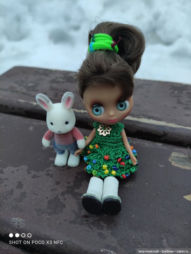 Глаша и Маша в лесу — Petite Blythe и LPS (Hasbro): Мини Блайз