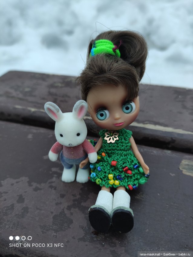 Глаша и Маша в лесу — Petite Blythe и LPS (Hasbro): Мини Блайз