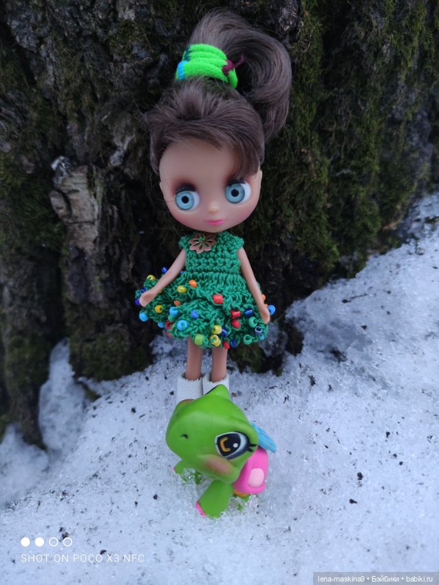 Глаша и Маша в лесу — Petite Blythe и LPS (Hasbro): Мини Блайз