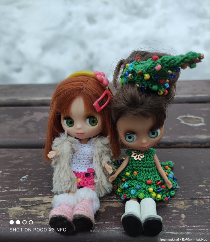 Глаша и Маша в лесу — Petite Blythe и LPS (Hasbro): Мини Блайз (фото 7)