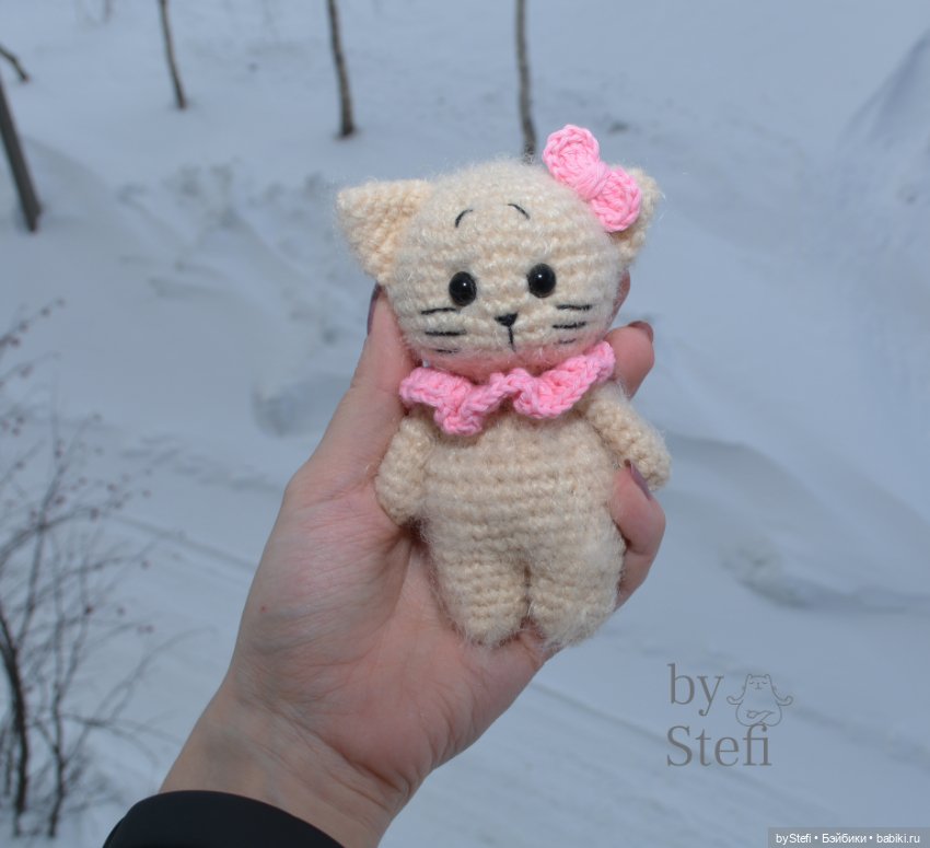 Котёнок — Вязаные игрушки и амигуруми: крючком
