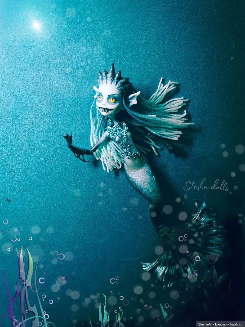 Какая ты на самом деле - русалочка ООАК МХ