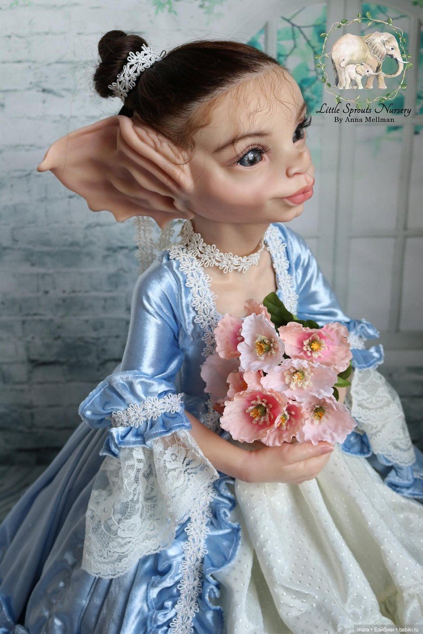 Primsley и Posie от скульптора Cindy Hainsworth Musgrove, автор прототипа Anna Mellman (фото 3)