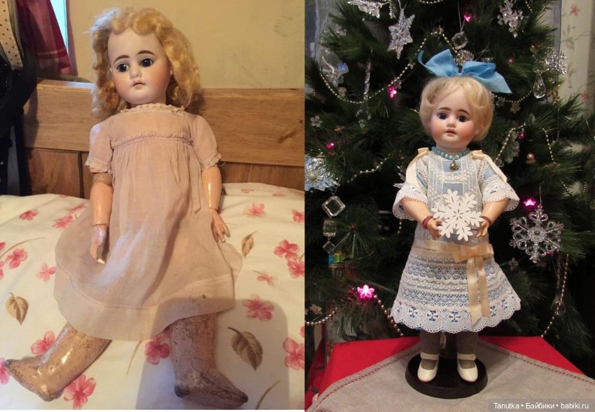 Антикварная кукла. До и после (фото 2)
