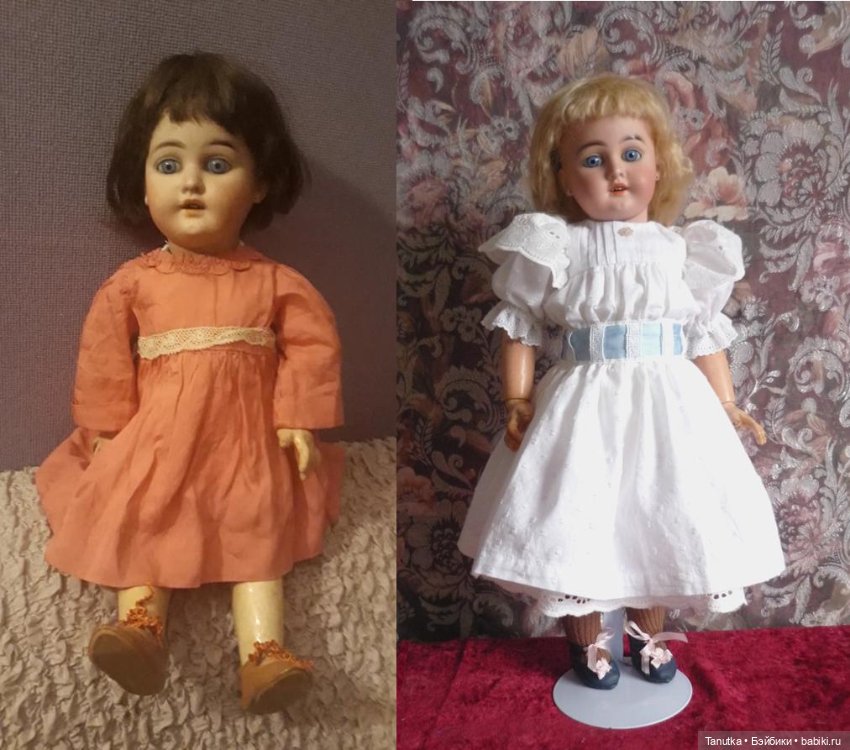 Антикварная кукла. До и после