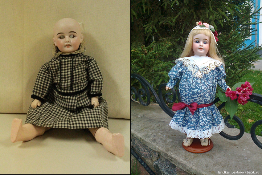 Антикварная кукла. До и после (фото 5)