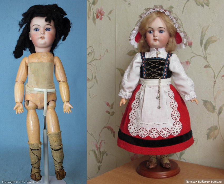 Антикварная кукла. До и после (фото 4)