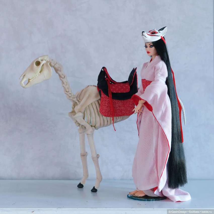 Кицуне — Авторские шарнирные куклы своими руками: лепка (фото 7)