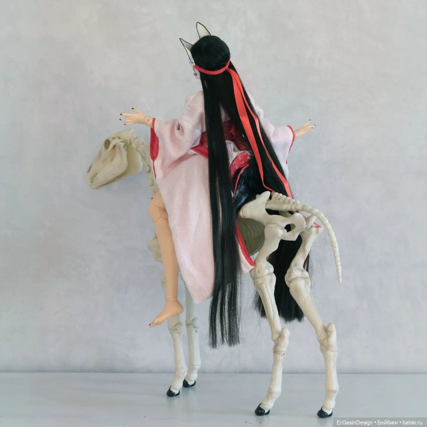 Кицуне — Авторские шарнирные куклы своими руками: лепка (фото 3)