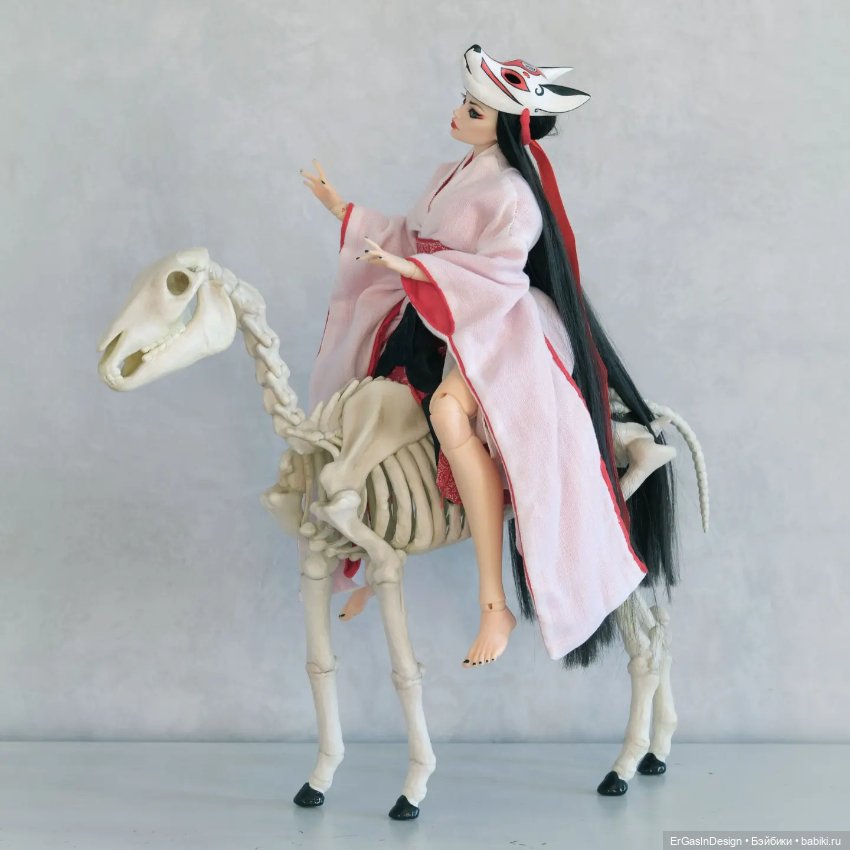 Кицуне — Авторские шарнирные куклы своими руками: лепка (фото 4)