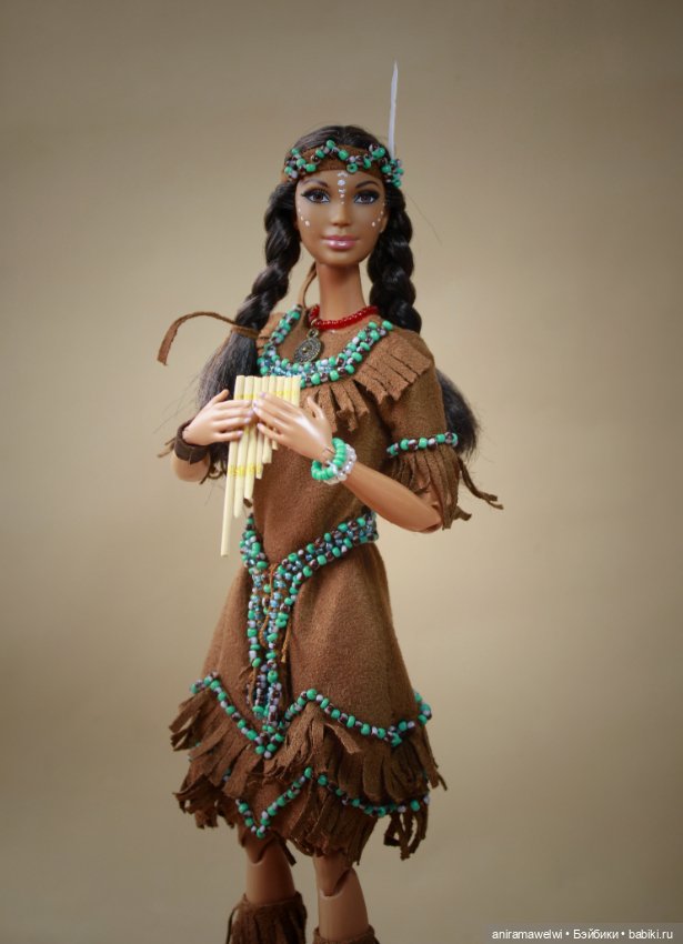 Индейцы — Одежда и обувь для кукол своими руками: фото (фото 4)