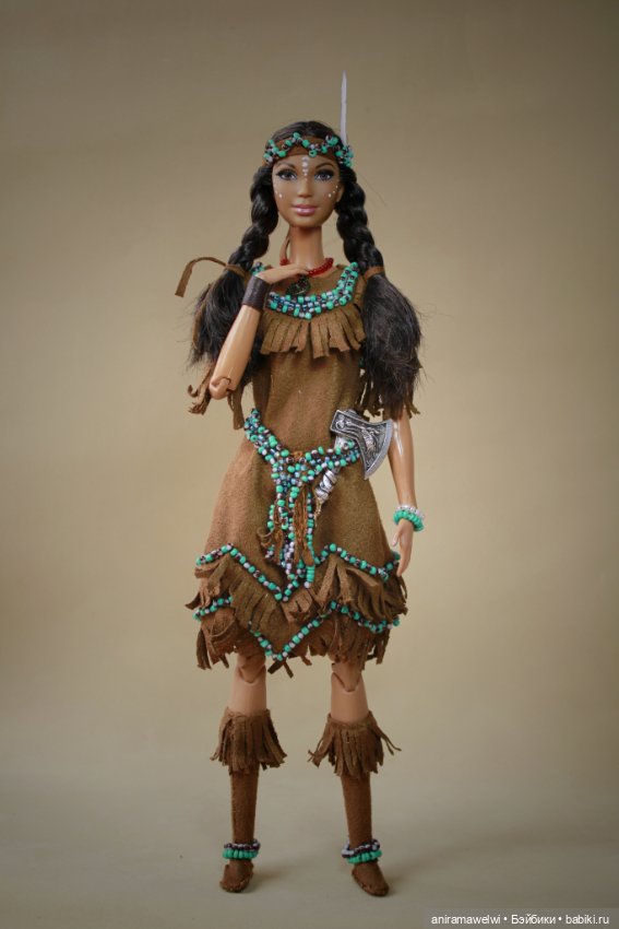 Индейцы — Одежда и обувь для кукол своими руками: фото (фото 8)