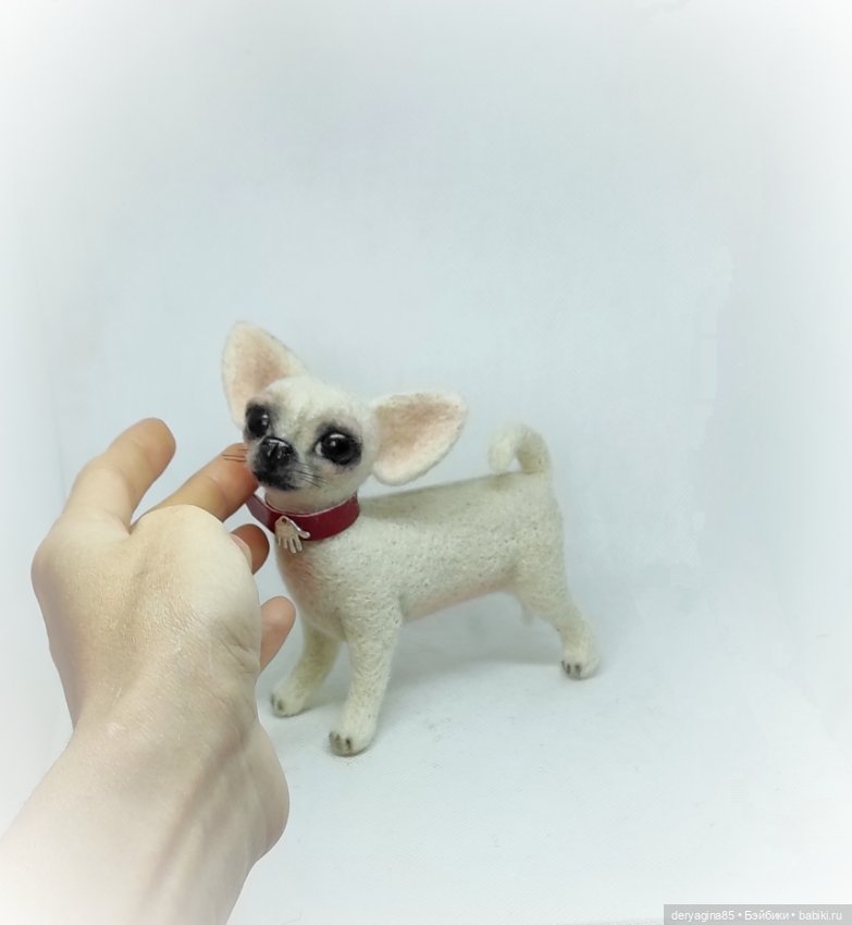 Чихуахуа — Валяные игрушки из шерсти: сухое валяние (фото 10)