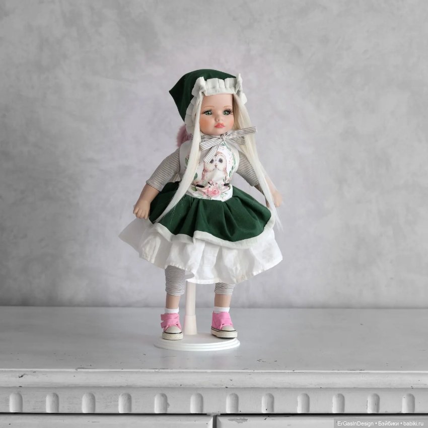 Герда — Авторские куклы в антикварном стиле: будуарные