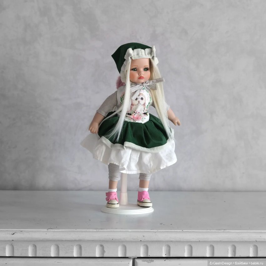 Герда — Авторские куклы в антикварном стиле: будуарные (фото 6)