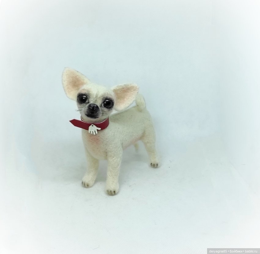 Чихуахуа — Валяные игрушки из шерсти: сухое валяние (фото 2)