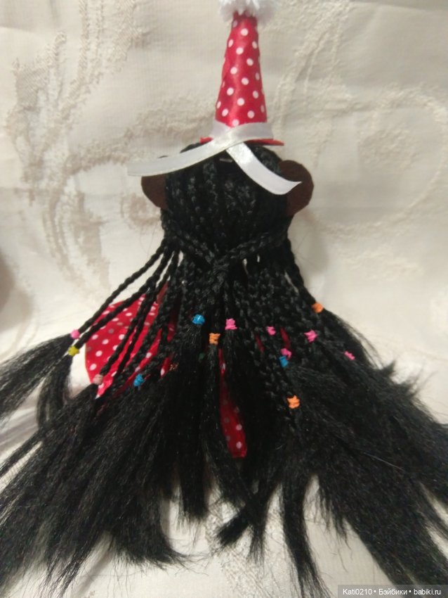 Деревянная клоунесса-медвежонок (фото 2)