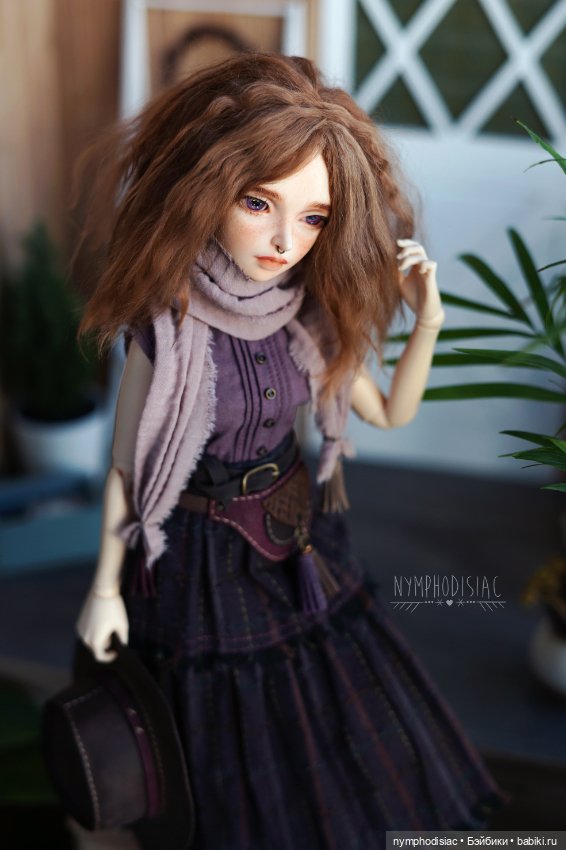 Cowgirl в фиолетовых тонах - авторский наряд для Минифи