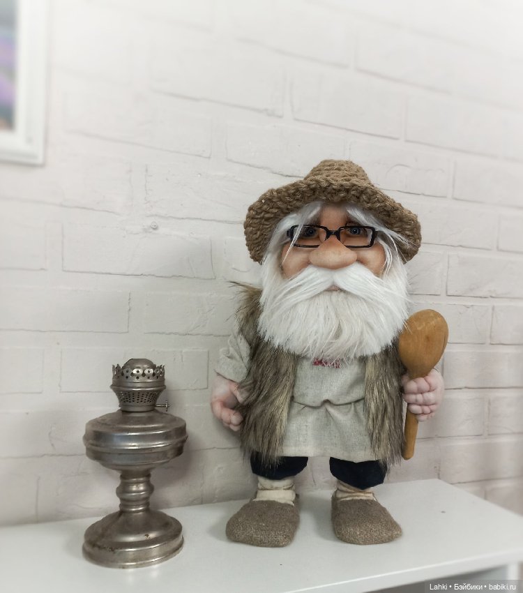 Домовые — Текстильные игрушки и примитивы: кофейные