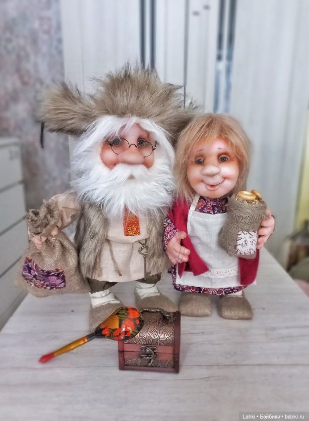 Домовые — Текстильные игрушки и примитивы: кофейные (фото 8)