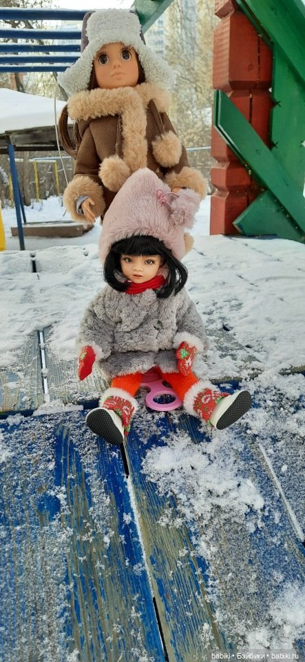 Мируся и Маруся на горке — Игровые куклы разных производителей (Разное): редкие бренды (фото 3)