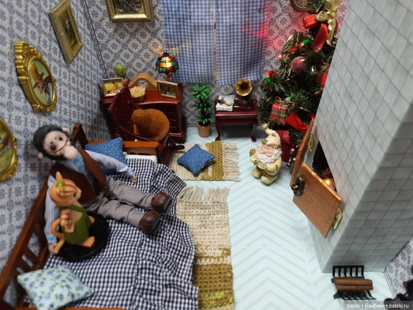 Домик Петсона и Финдуса – 3. Гостиная и спальня