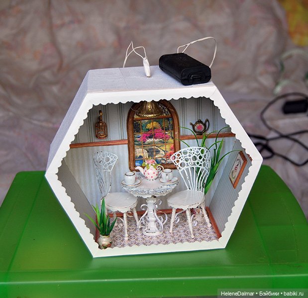 Светильник "Чайник" — Румбоксы и кукольные интерьеры: фото (фото 7)