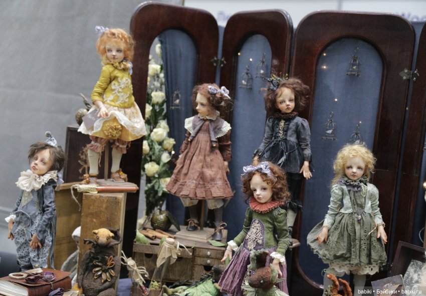 Куклы Киры Кинаш на выставке (фото 3)