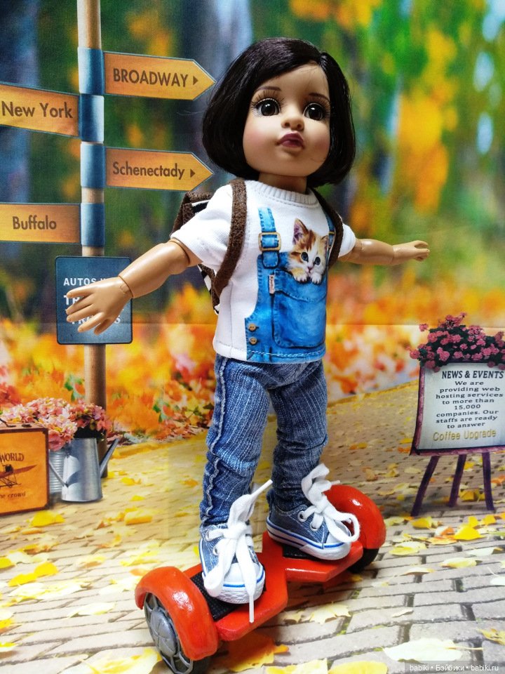 Она хотела быть Кариной, и ей нужен был гироскутер! Куклы Тоннер