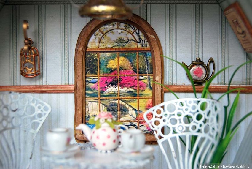 Светильник "Чайник" — Румбоксы и кукольные интерьеры: фото (фото 4)