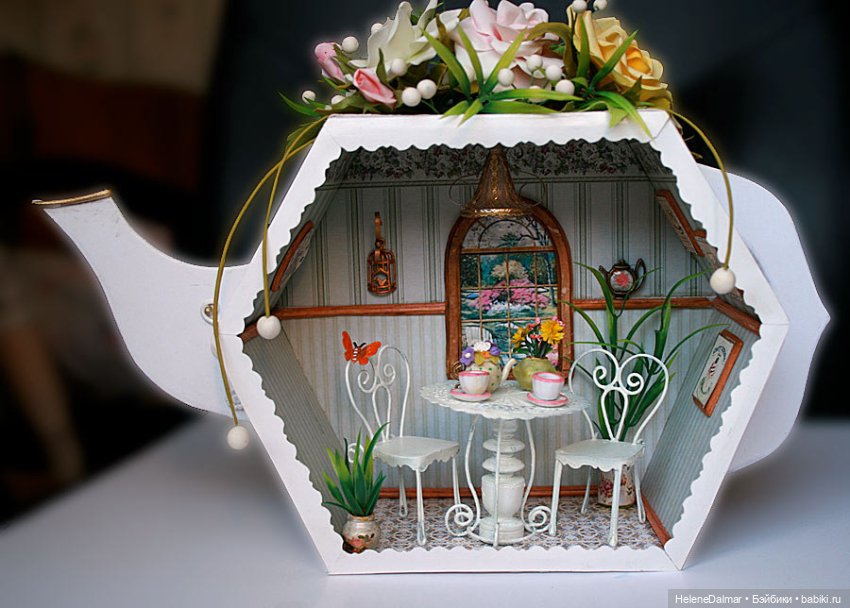 Светильник "Чайник" — Румбоксы и кукольные интерьеры: фото