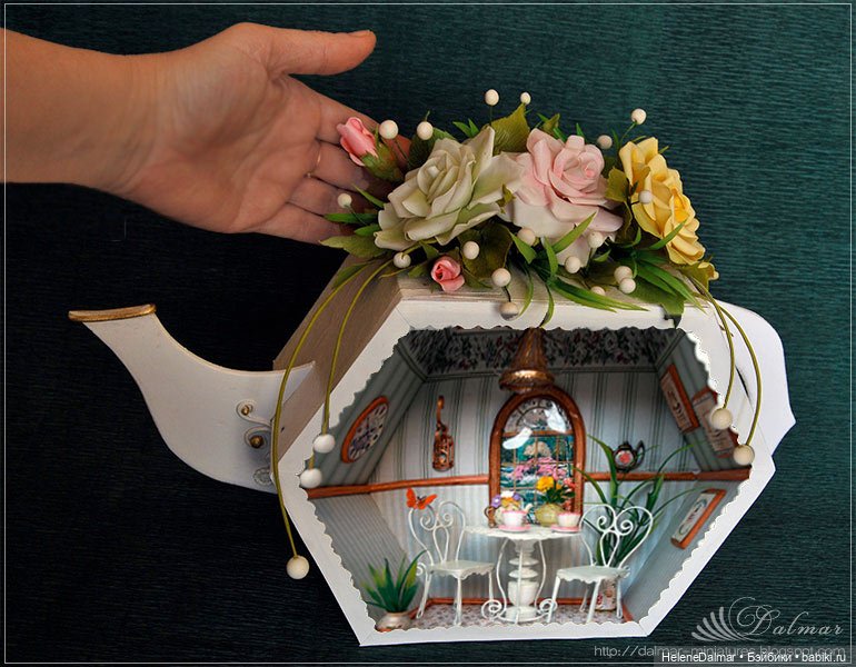 Светильник "Чайник" — Румбоксы и кукольные интерьеры: фото