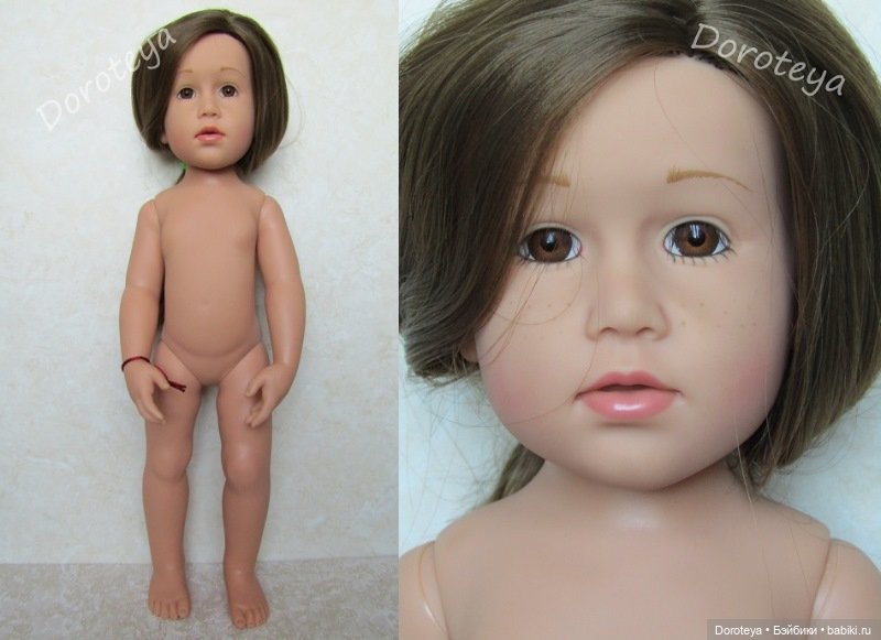 Девочка Лаура от Gotz — ООАК и кастом кукол Gotz (Готц): перерисовка