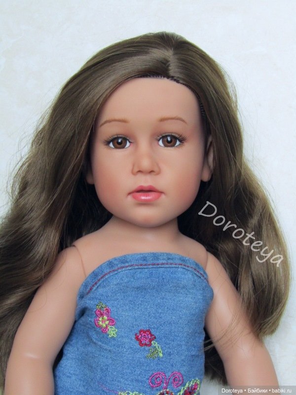 Девочка Лаура от Gotz — ООАК и кастом кукол Gotz (Готц): перерисовка (фото 5)