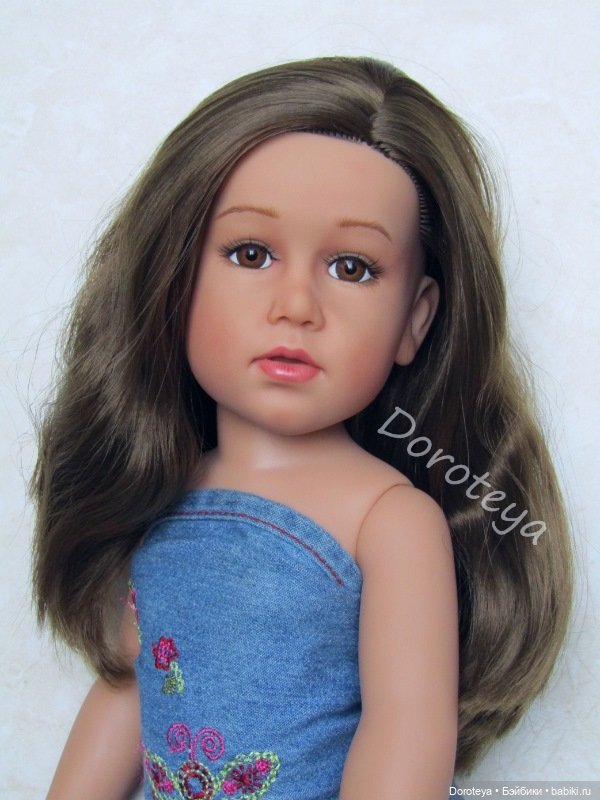 Девочка Лаура от Gotz — ООАК и кастом кукол Gotz (Готц): перерисовка (фото 9)