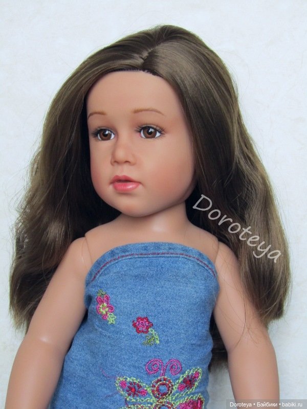 Девочка Лаура от Gotz — ООАК и кастом кукол Gotz (Готц): перерисовка (фото 6)