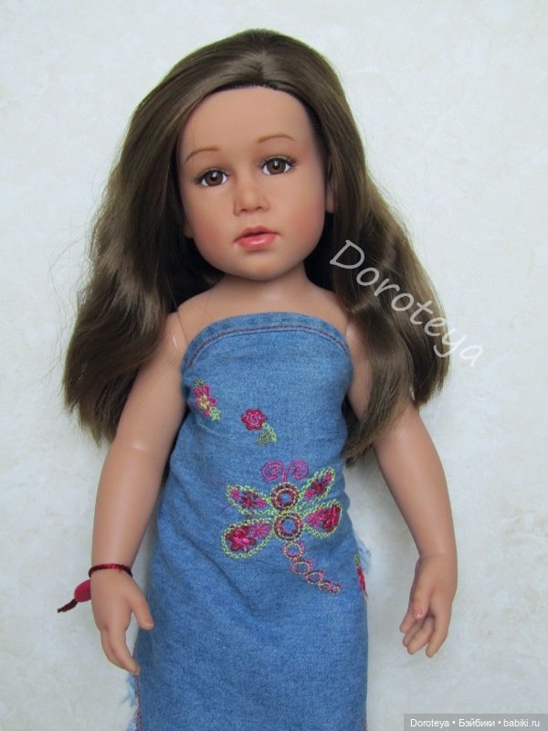 Девочка Лаура от Gotz — ООАК и кастом кукол Gotz (Готц): перерисовка (фото 3)