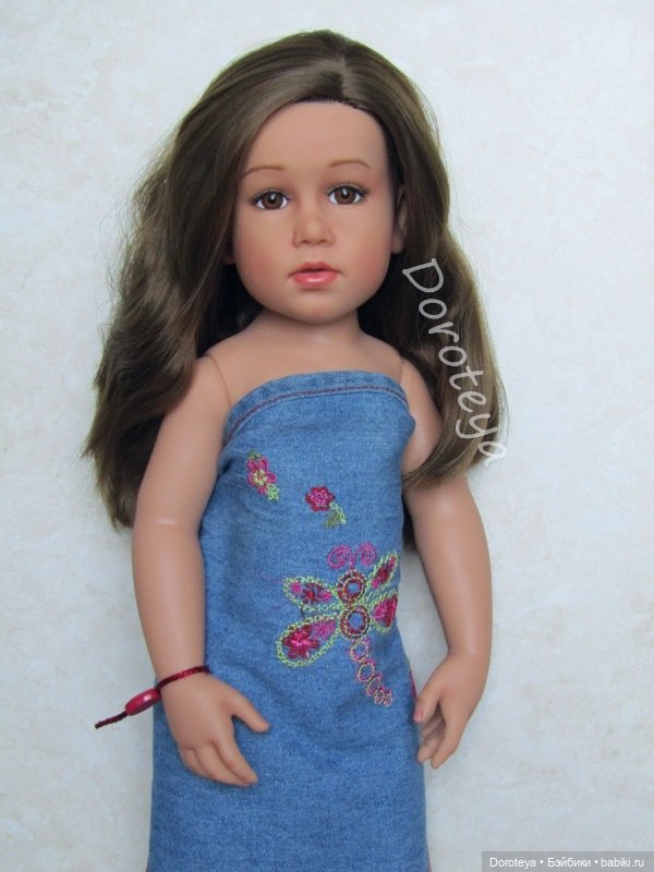 Девочка Лаура от Gotz — ООАК и кастом кукол Gotz (Готц): перерисовка (фото 4)