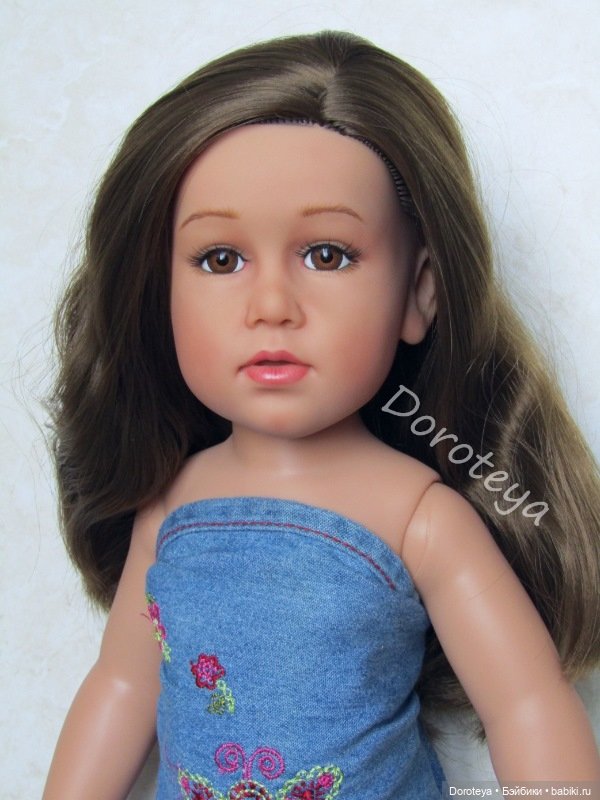 Девочка Лаура от Gotz — ООАК и кастом кукол Gotz (Готц): перерисовка (фото 2)