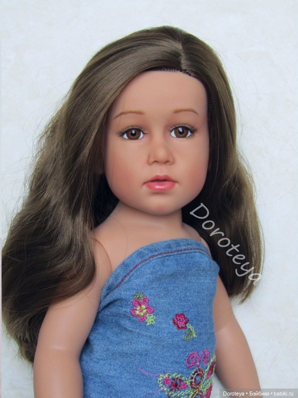 Девочка Лаура от Gotz — ООАК и кастом кукол Gotz (Готц): перерисовка (фото 7)