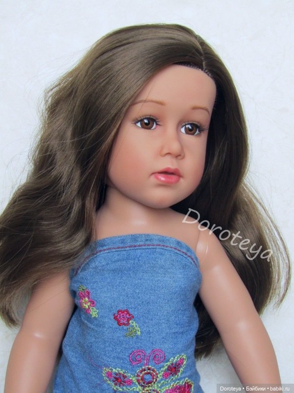 Девочка Лаура от Gotz — ООАК и кастом кукол Gotz (Готц): перерисовка (фото 10)