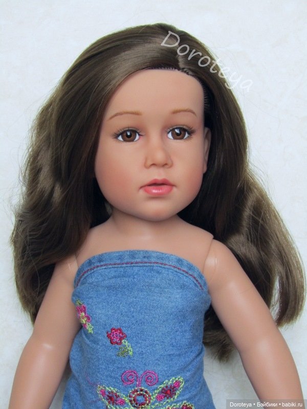 Девочка Лаура от Gotz — ООАК и кастом кукол Gotz (Готц): перерисовка (фото 8)