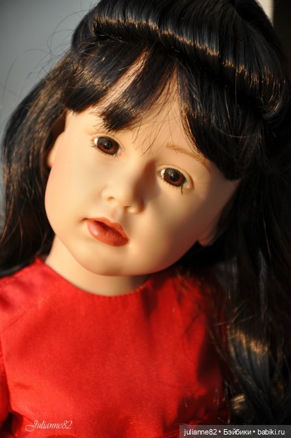 Красное сердечко - коллекционная кукла Gotz 2005 год (фото 3)