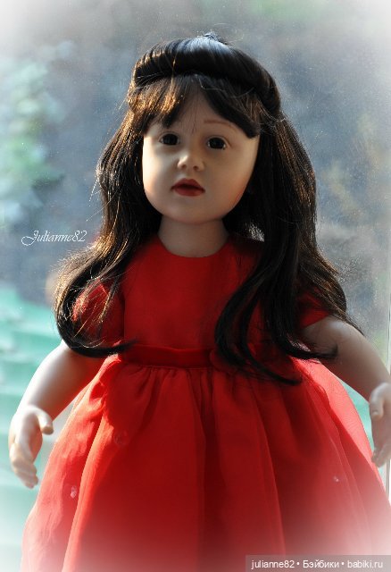 Красное сердечко - коллекционная кукла Gotz 2005 год (фото 4)