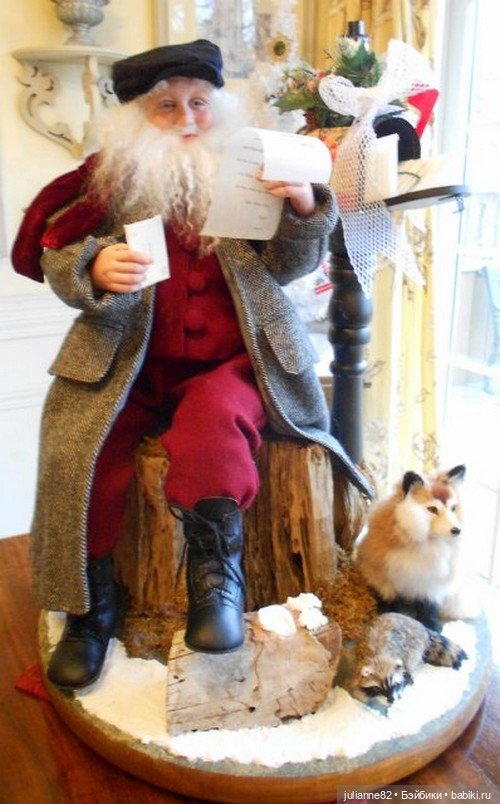 Откуда приходят Санта Клаусы? Авторские куклы Karen Vander Logt dolls